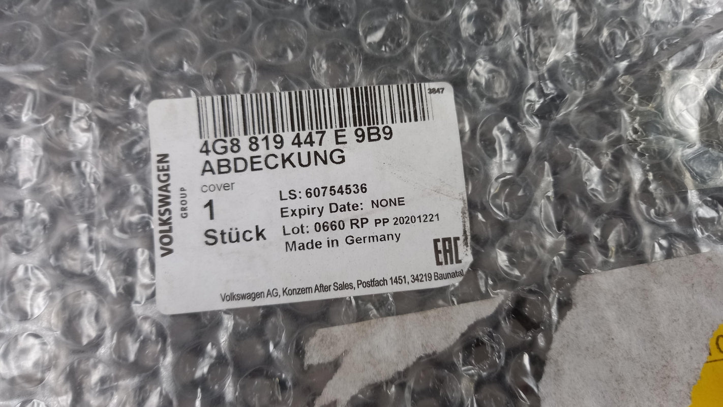 Original OE Volkswagen Wasserabweiser 4G8819447E9B9