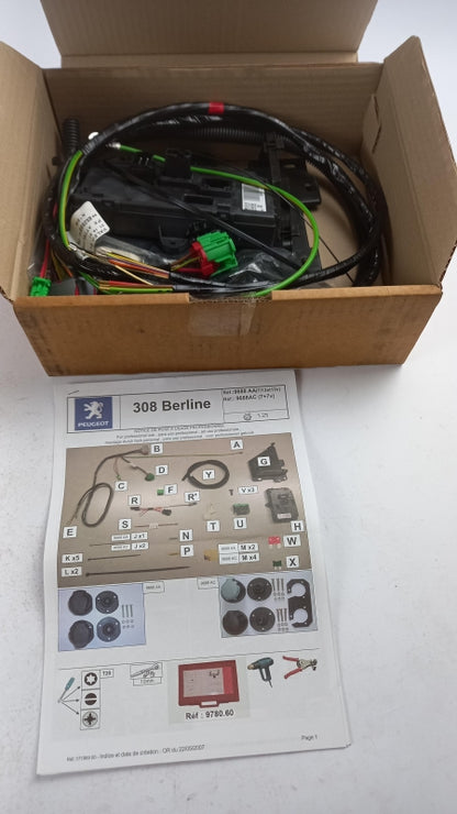 Original PEUGEOT 308 2007 - 2014 Anhängerkupplung Elektrosatz 9688AC