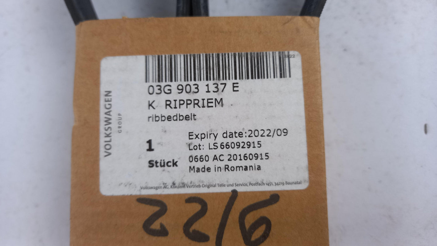 Original AUDI A4 A6 A8 Q7 1.9/2.0/4.2TDI Keilrippenriemen 03G903137E