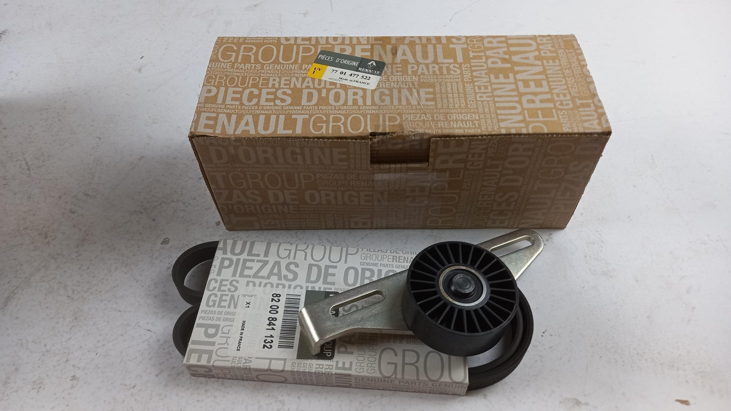 Original RENAULT Clio II Megane 1.4 1.6 Keilrippenriemensatz 7701477522