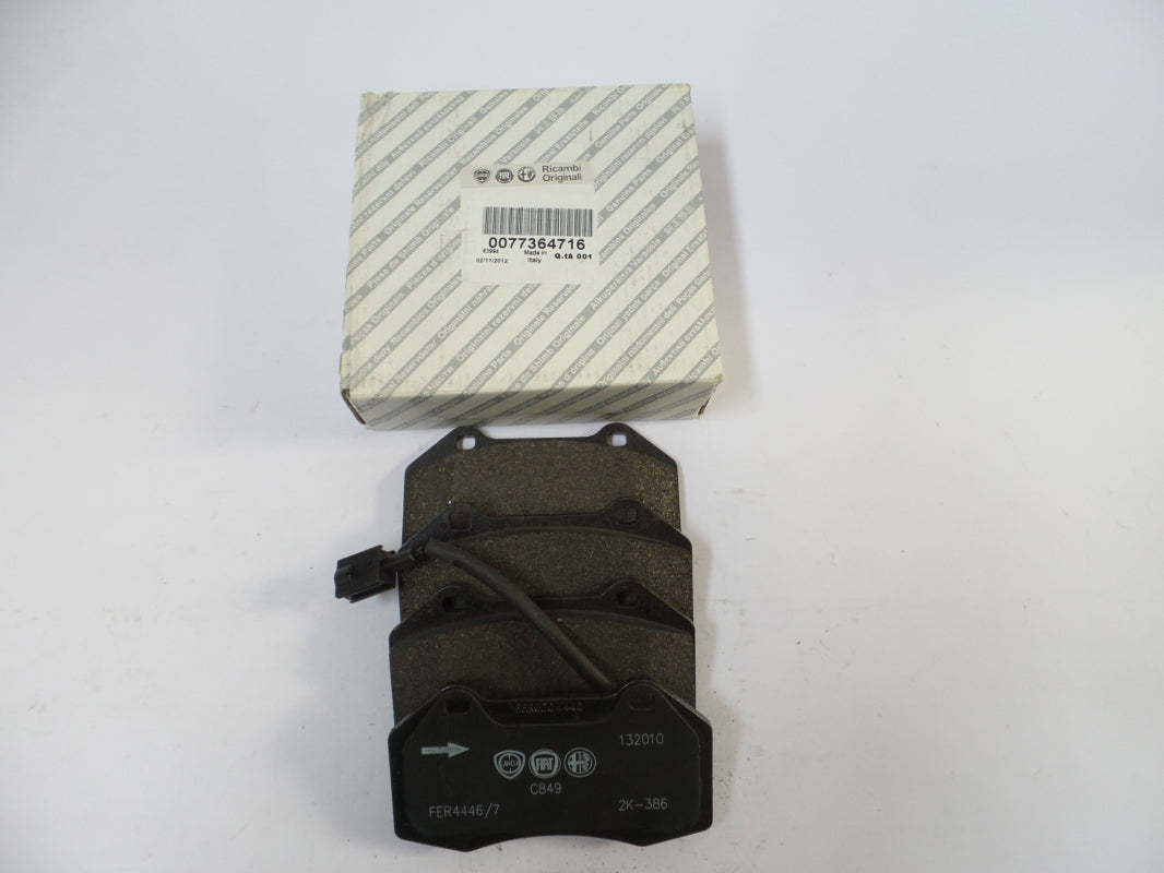 Original ALFA ROMEO Mito ABARTH Punto Scheibenbremse Bremsbeläge vorne 77364716