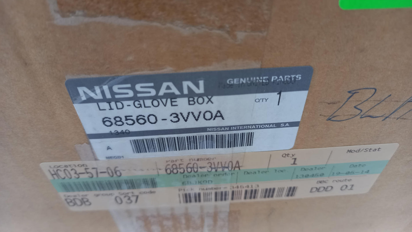 Original NISSAN Note E12 Handschuhfach 685603VV0A