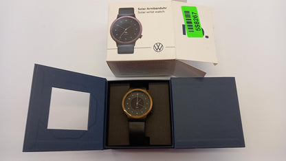Original Volkswagen ID. Solar Armbanduhr 40mm Holzgehäuse schwarz 11G050800