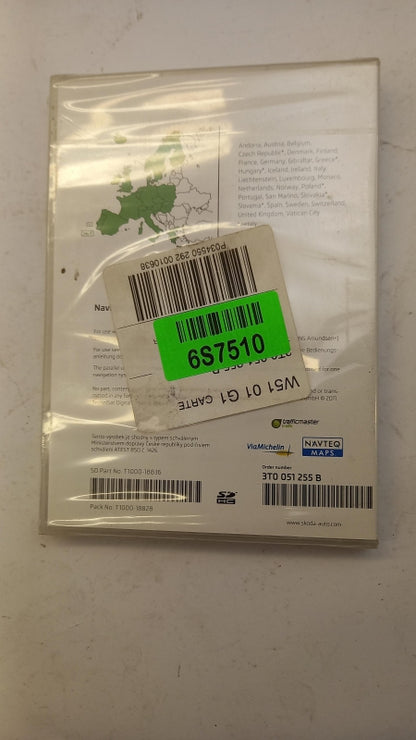 Original SKODA Navigations SD-Karte Europa West (V3) 3T0051255B