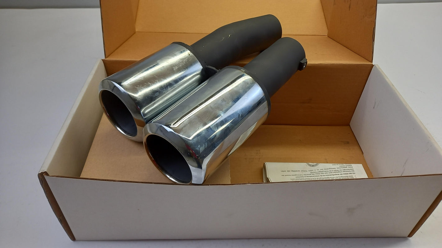 Original AUDI A3 8P Sport-Endrohrblende Auspuffblende chrom 8P9071910A