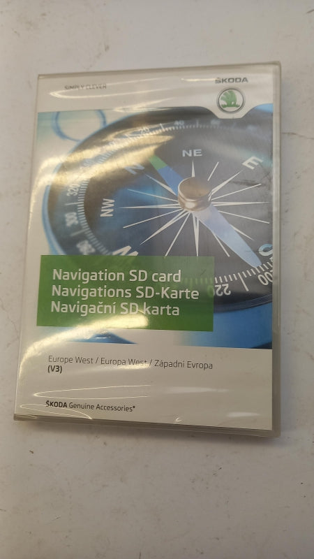 Original SKODA Navigations SD-Karte Europa West (V3) 3T0051255B
