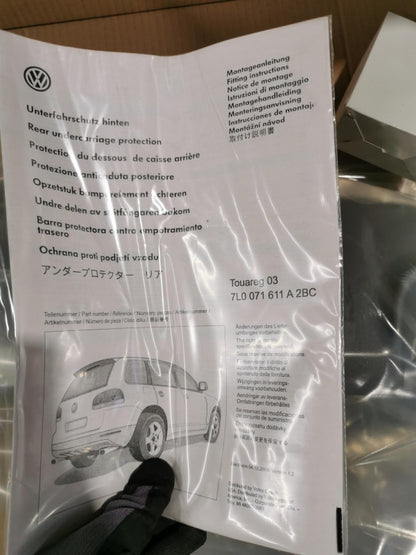 Original VW Touareg (2002-2013) Stoßstange Schutz Hinten 7L0071611A2BC
