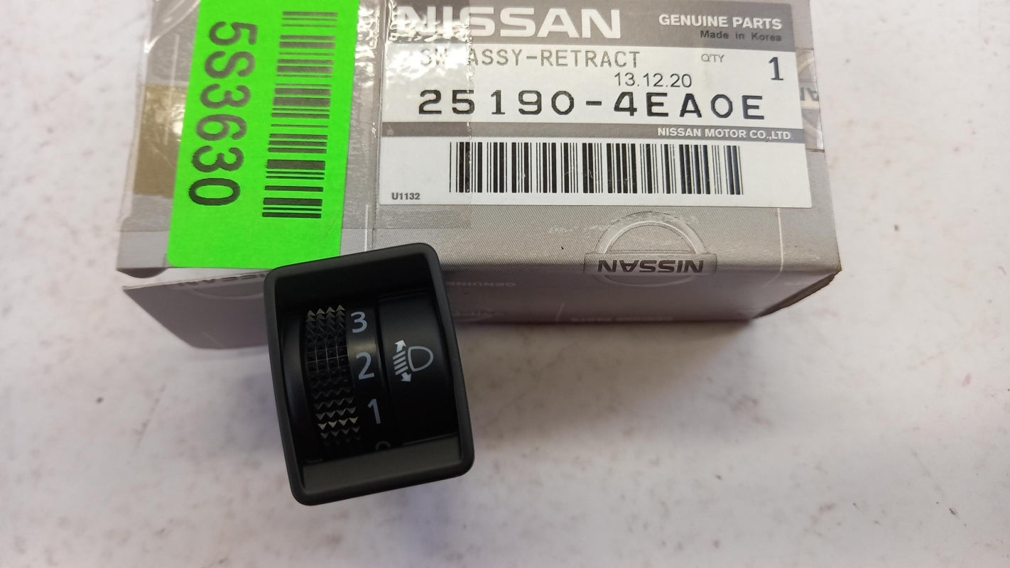 Original OE NISSAN Leuchtweitenregelung Schalter 251904EA0E