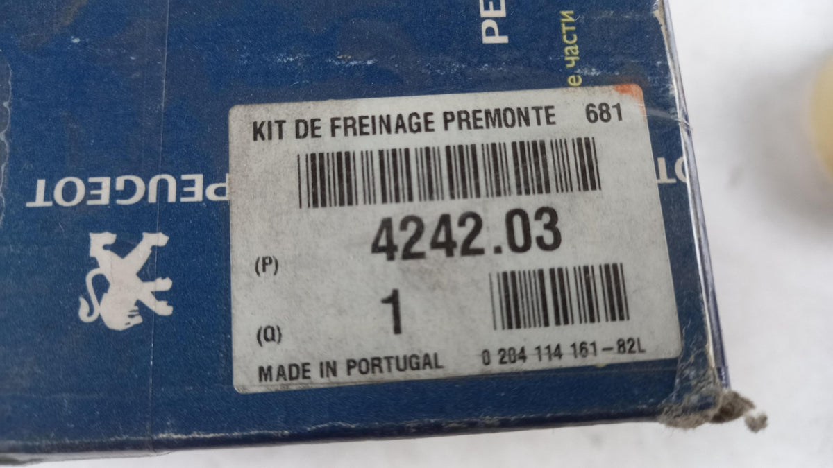 Original OE Peugeot Bremsbackensatz 424203
