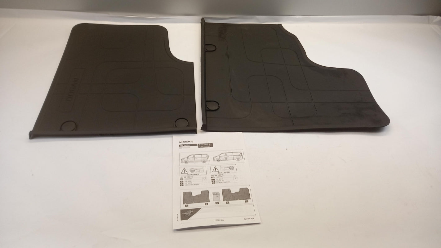 Original NISSAN NV300 rubber floor mats 1 row KE74100QH9 