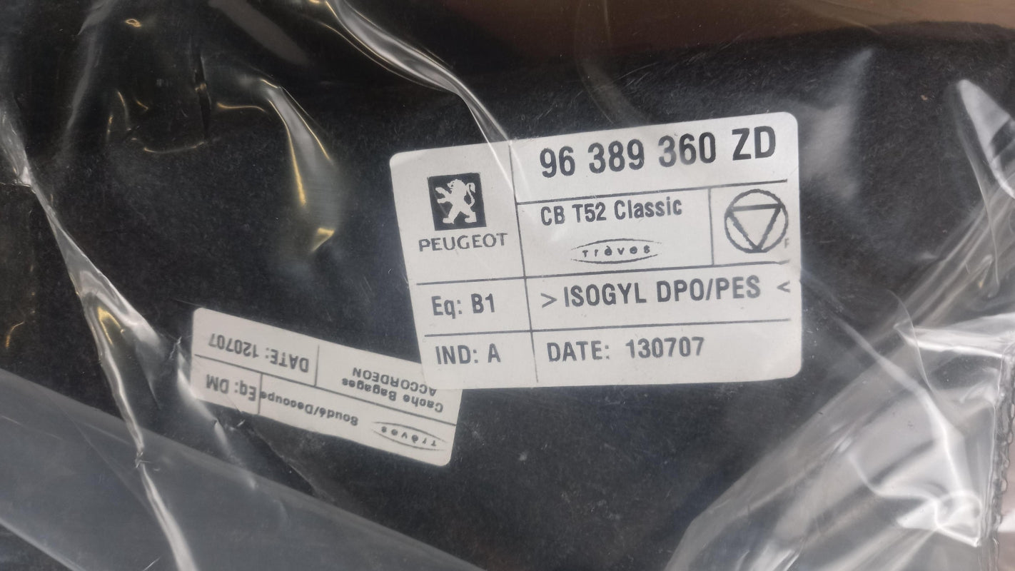 Original PEUGEOT 307 (2001-2008) Kofferraumabdeckung Hinten 8794TN