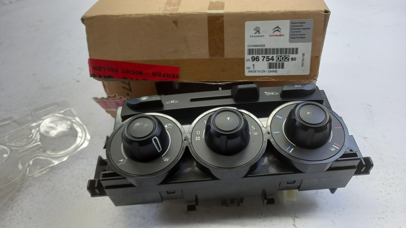 Original CITROEN C3 (A51) DS3 Heizungsbetätigung Klimabedienteil 9675400280