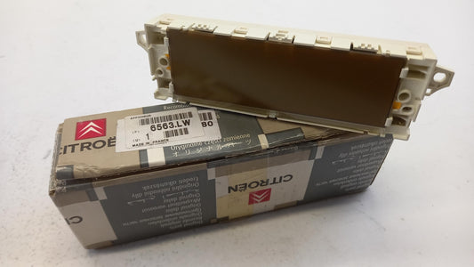 Original OE Peugeot Anzeigeeinheit 6563LW