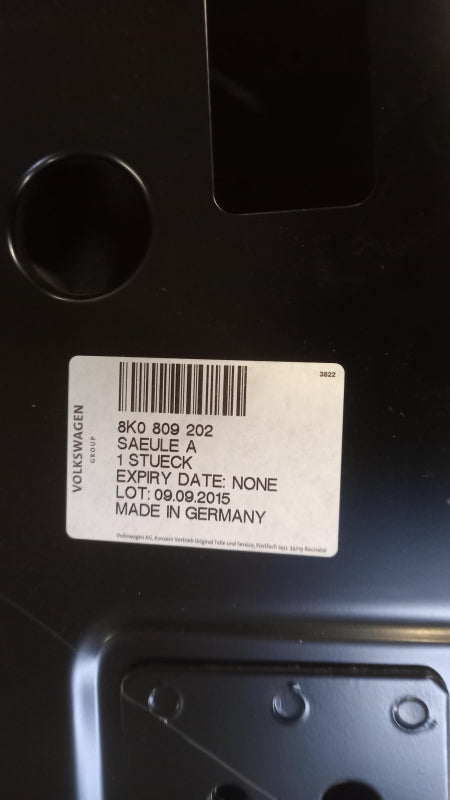 Original AUDI A4 RS4 8K 2010-2016 A-Säule außen rechts 8K0809202