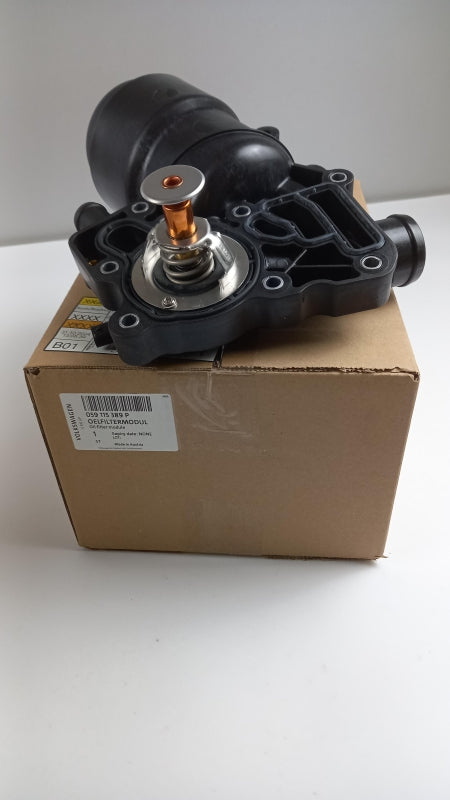 Original AUDI A4 B8 A6 C7 Q5 3.0 TDI Ölfilter mit Thermostat 059115389P
