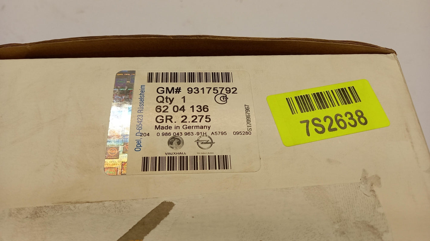 Original OE OPEL Lichtmaschine 93175792