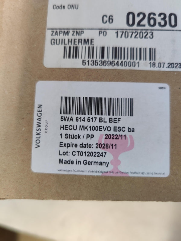 Original AUDI A3 20- Golf 20- ABS Bremsanlage Hydraulikaggregat 5WA614517BLBEF