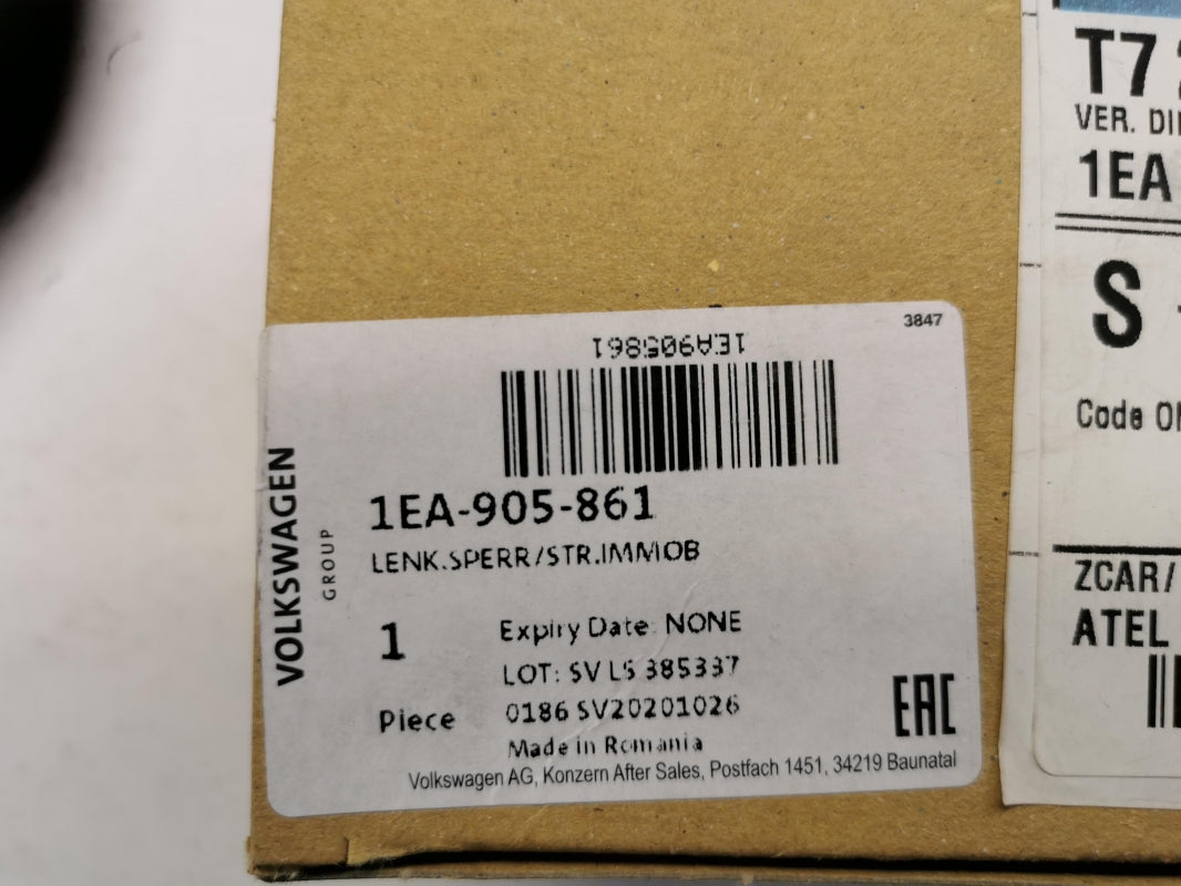 Original AUDI Q4 VW ID.3 ID.4 ID.Buzz CUPRA Born Lenksäulensperre 1EA905861