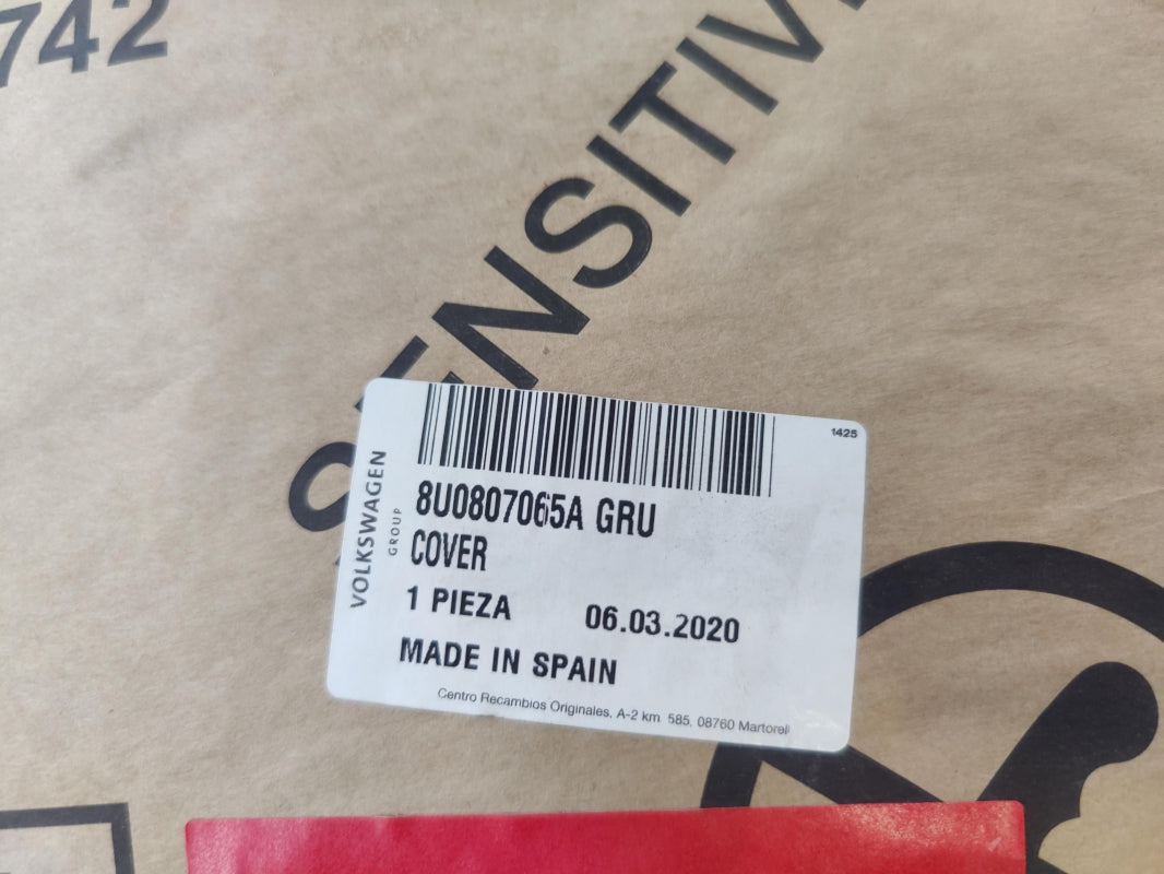 Original AUDI Q3 8U Stoßfängerabdeckung grundiert vorne links 8U0807065AGRU