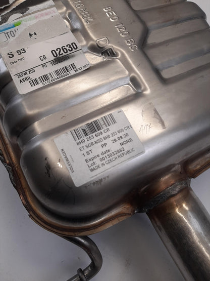 Original AUDI A4 2007-2009 Abgasanlage Schalldämpfer Hinteren 8H0253609CR