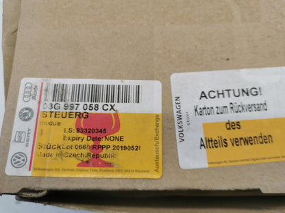 Original AUDI A3 2.0 TDI Einspritzanlage Steuergerät 03G997058CX
