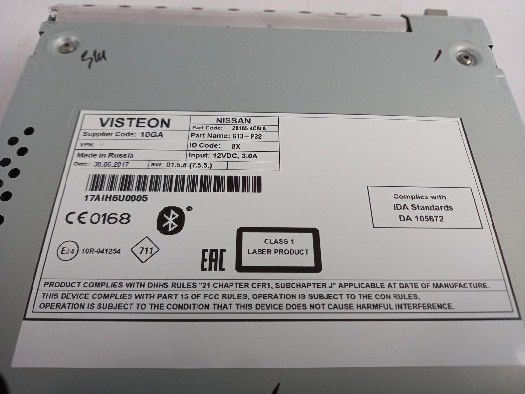 Original NISSAN Qashqai J11R X-Trail T32 Multimedia-Hauptgerät 281854CA0A