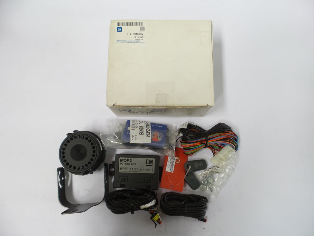 Original OPEL Alarmanlagen Diebstahlwarnanlage Einbausatz GM MOP2 93183382