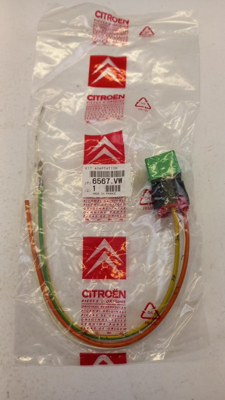 Original CITROEN Xsara Picasso wiring air conditioning wiring harness 6567VW 