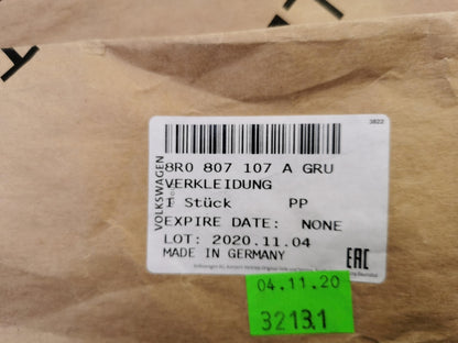 Original OE Volkswagen Stoßfängerabdeckung 8R0807107AGRU