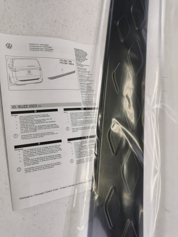 Original VW ID.Buzz (EB) 2023- Ladekantenschutz Kunststoff schwarz 1T3061195