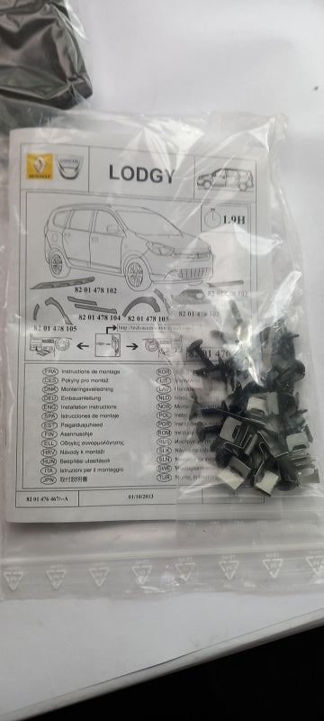 Original RENAULT Lodgy 2012-2015 Zierleisten Satz 8201476467