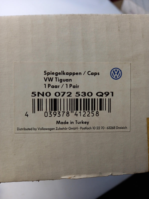 Original VW Sharan Tiguan Blende für Außenspiegel 2 stück edelstahl 5N0072530Q91