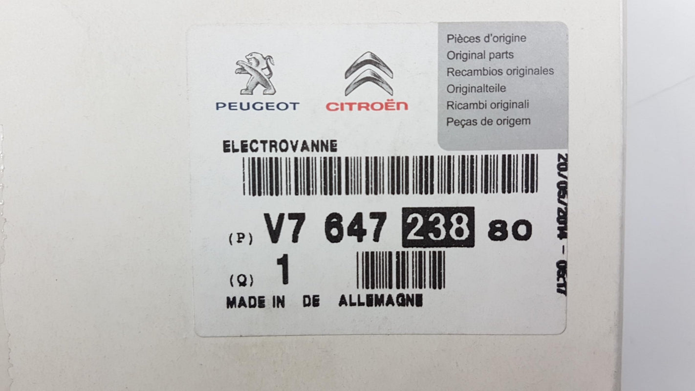 Original PEUGEOT 2008 308 (T9) CITROEN C4 Magnetventil V764723880