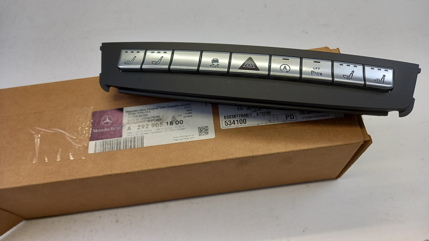 Original MERCEDES-BENZ GLE Coupe C292 Schaltereinheit A2929051800