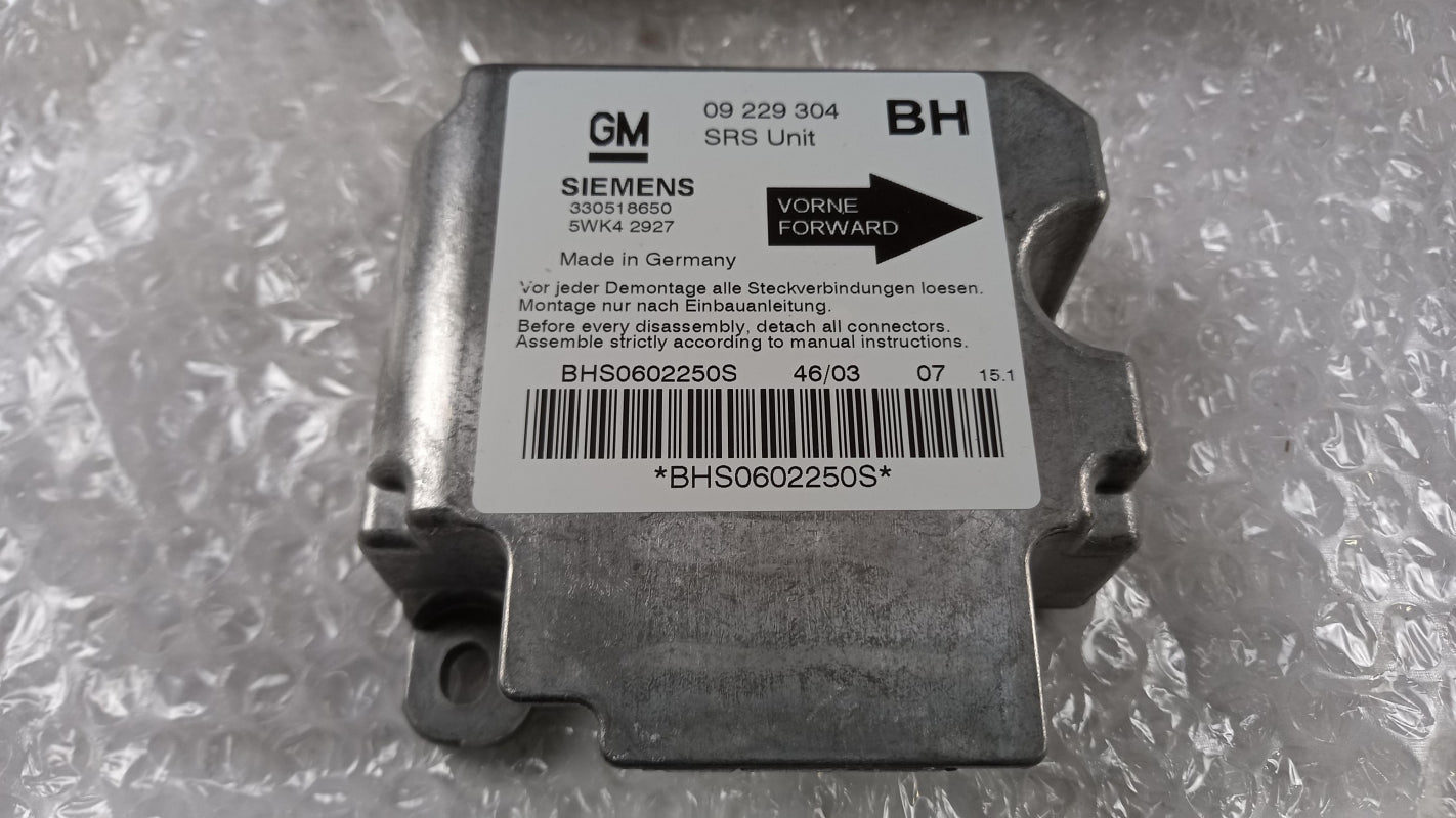 Original OE OPEL Airbag Steuergerät 9195636
