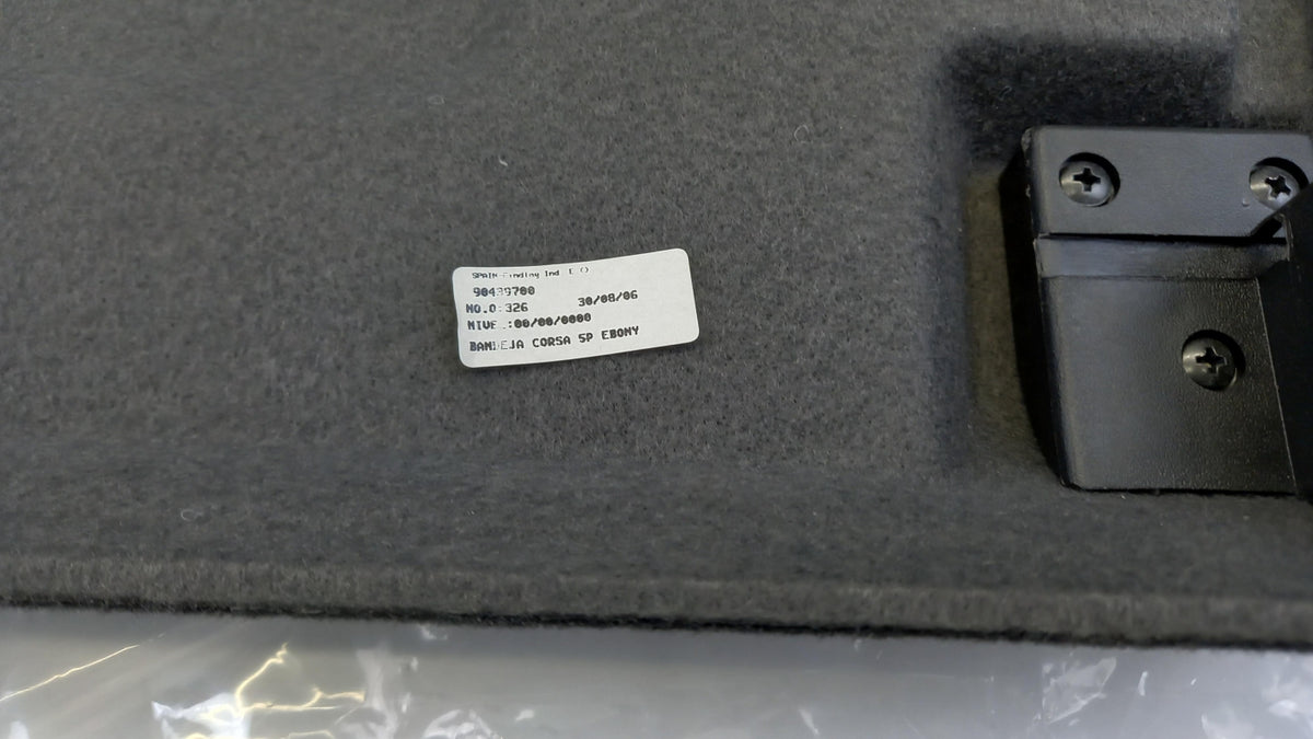 Original OPEL Corsa-B Hutablage Kofferraumabdeckung schwarz 90439700