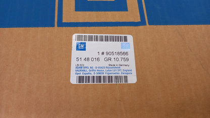 Original OPEL Astra-F Fensterführung außen hinten rechts 90518566