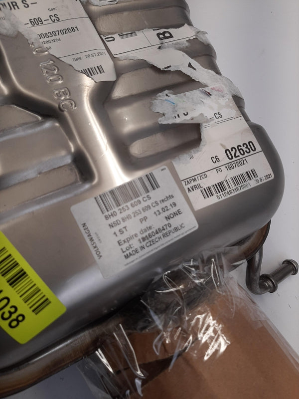 Original AUDI A4 2007-2009 Abgasanlage Schalldämpfer Hinteren 8H0253609CS