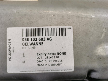 Original VOLKSWAGEN Passat Golf Jetta SKODA SEAT AUDI A3 Ölwanne 038103603AG