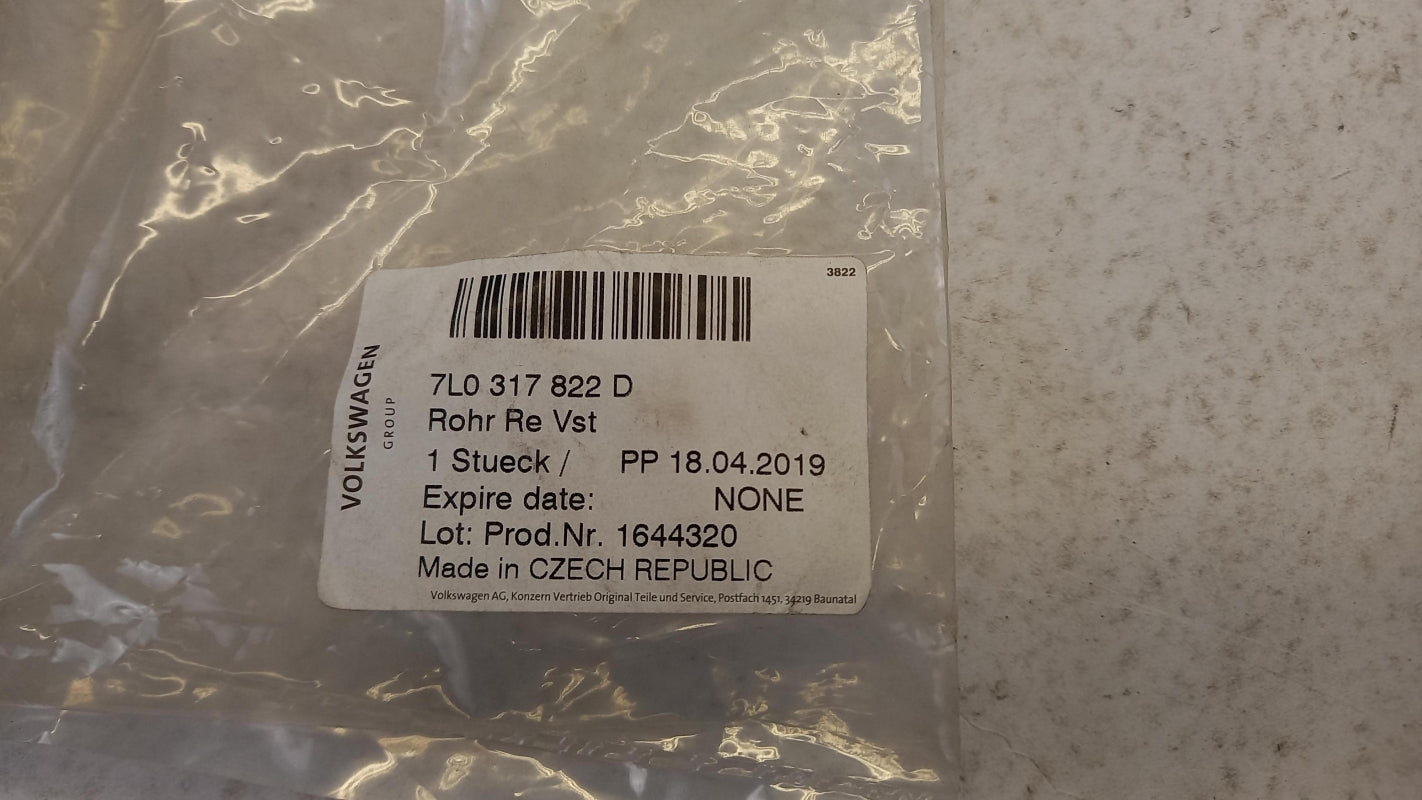 Original AUDI Q7 4L VW Touareg 7L Automatikgetriebe Ölkühlerrohr 7L0317822D