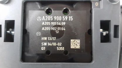 Original MERCEDES-BENZ W205 W253 Navigation Controller Schalter A2059005915