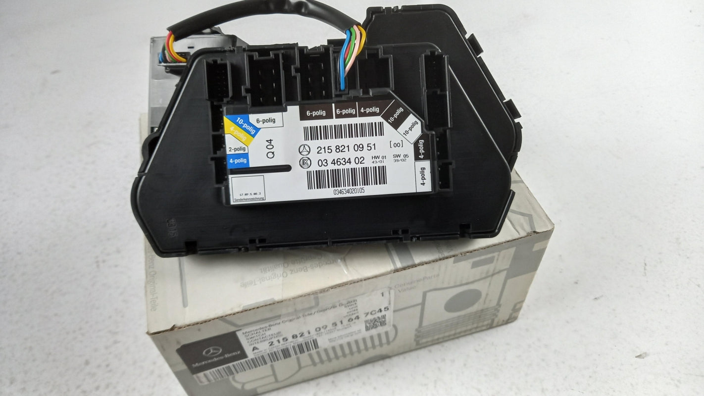 Original MERCEDES-BENZ C215 Memory Schalter Sitz Vorne Links A2158210951647C45