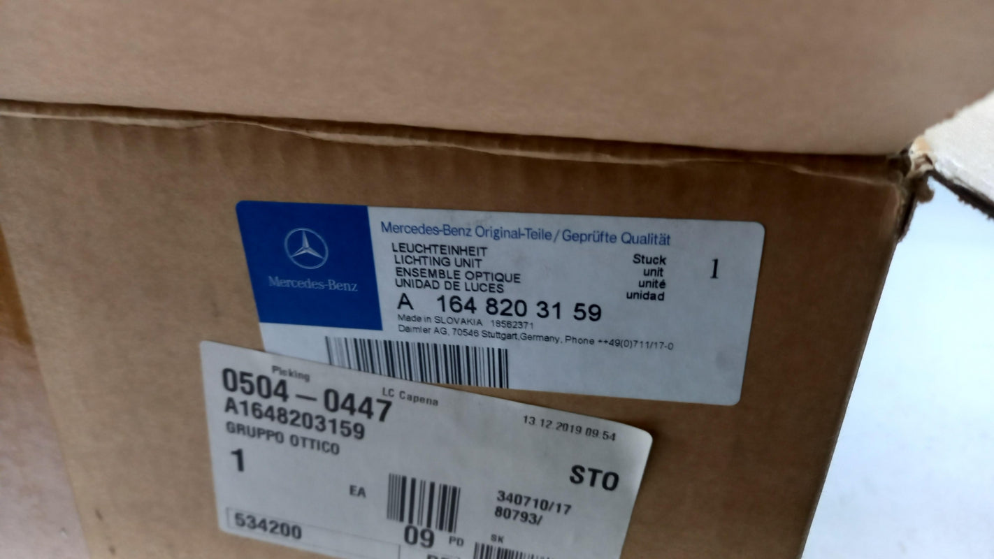 Original MERCEDES-BENZ ML-klasse w164 2011 Scheinwerfer Links A1648203159