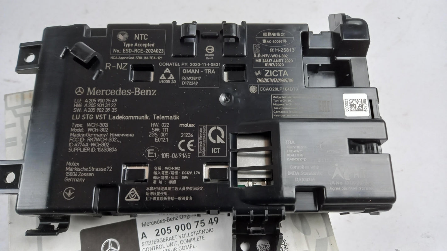 Original OE MERCEDES-BENZ Steuergerät A2059007549
