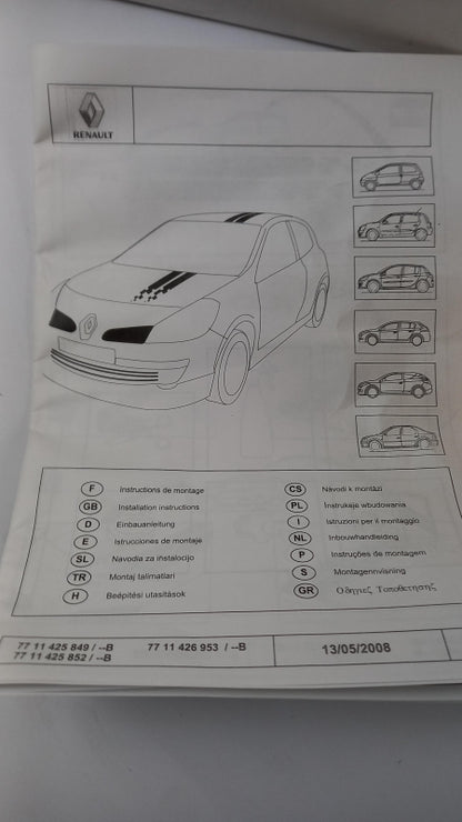 Original OE RENAULT Dekorfolie 7711425852
