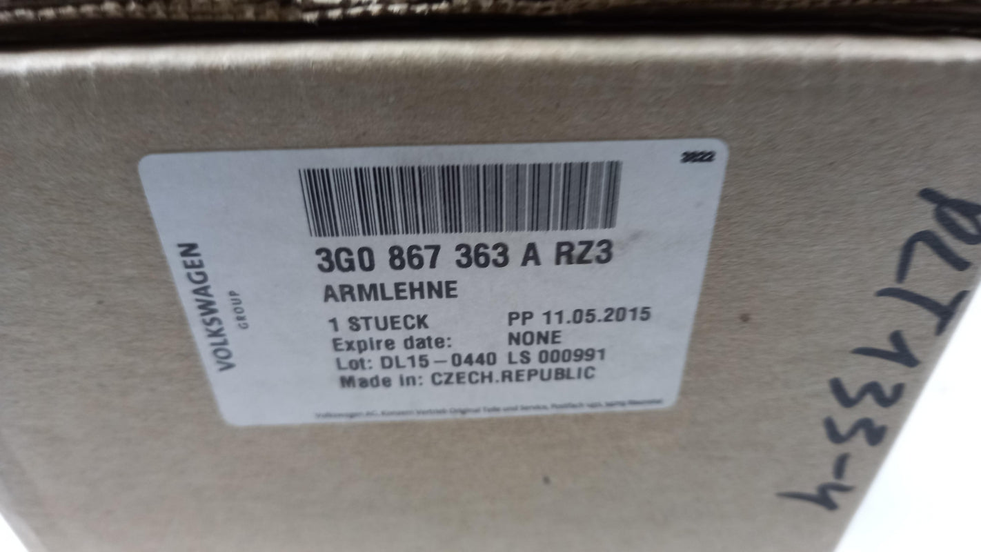 Original OE Volkswagen Armlehne 3G0867363ARZ3
