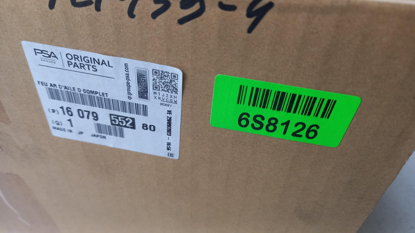 Original CITROËN C4 Aircross Heckleuchte Rechts Hinteren 1607955280