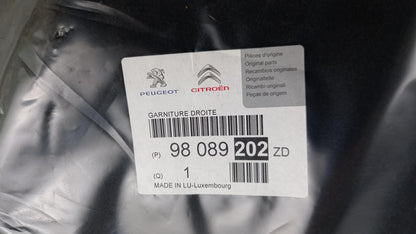 Original PEUGEOT 308 SW (T9) Kofferraumverkleidung rechts 98089202ZD