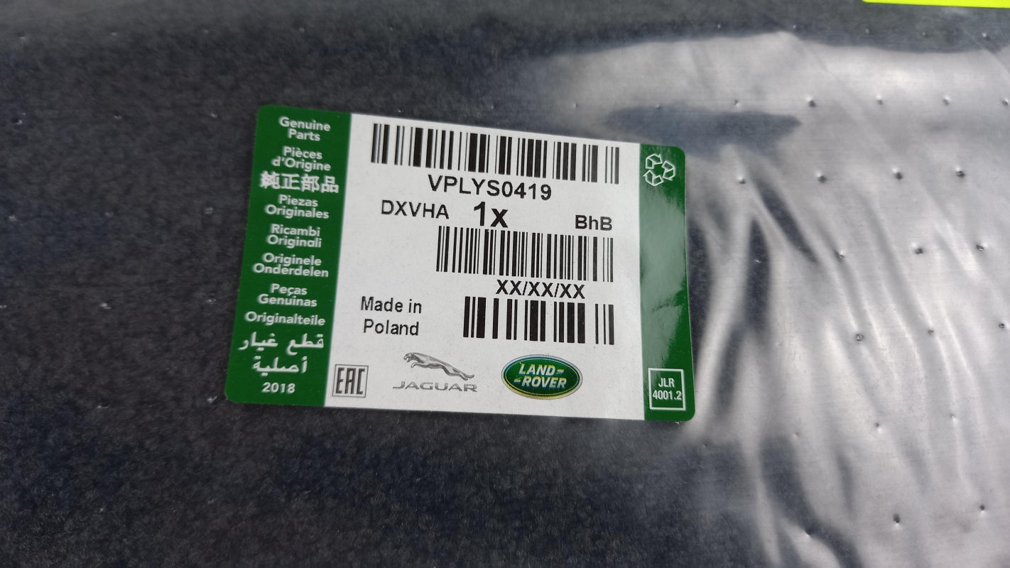 Original LAND ROVER Velar L560 Fußmattensatz Teppich Ebenholz VPLYS0419