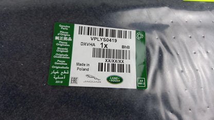 Original LAND ROVER Velar L560 Fußmattensatz Teppich Ebenholz VPLYS0419